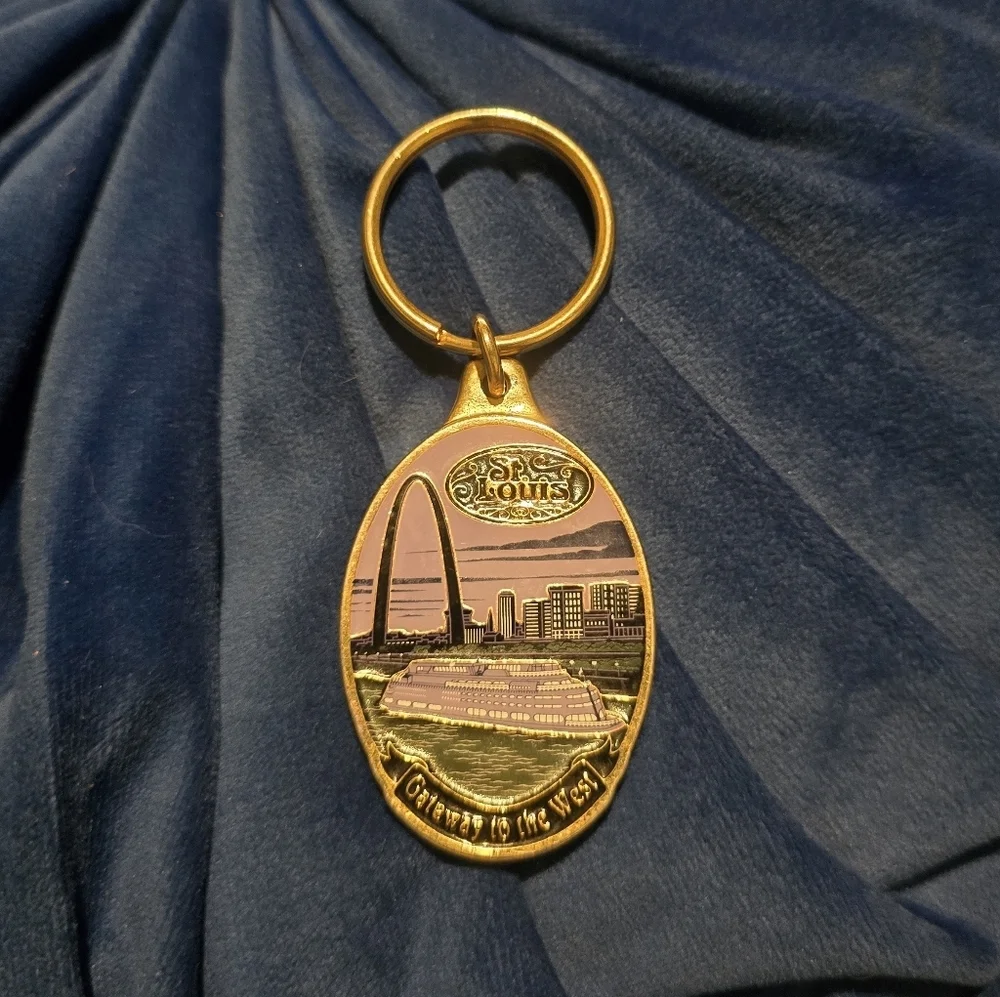 Vintage St. Louis Souvenir Keychain